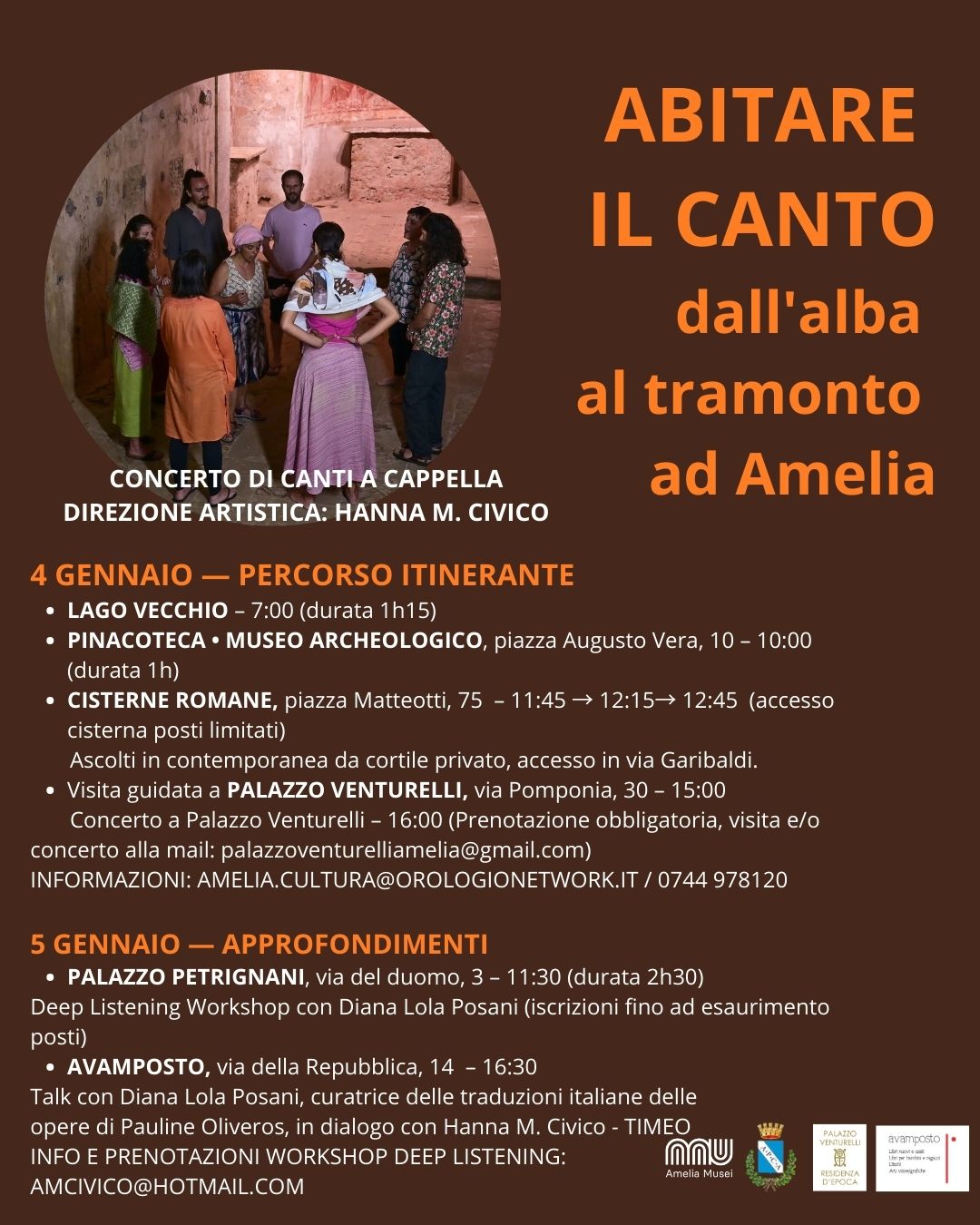 Poster of Abitare il canto 2026 in Amelia
